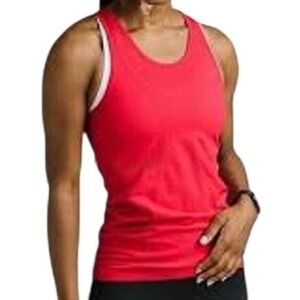 Zyia Active Copper Charged Red Seamless Racerback Tank‎ Large